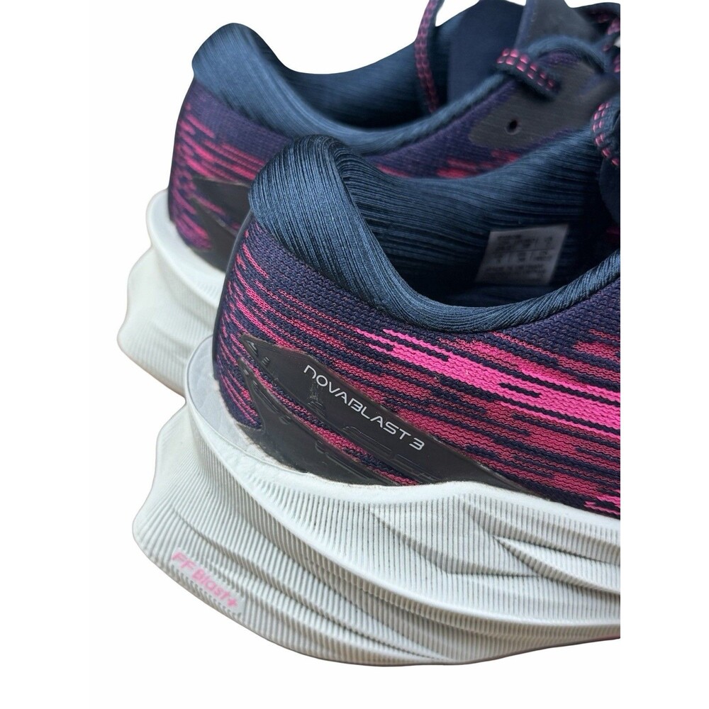 ASICS Novablast 3 Women's Size 7 Blue Pink Running Shoes 1012B288 Sneaker - Picture 4 of 10